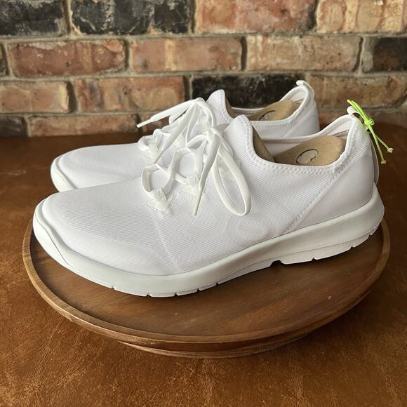 New OOFOS Men\'s OOmg Sport LS Low Recovery Supportive Cushion Shoe White US 9.5 main image 10